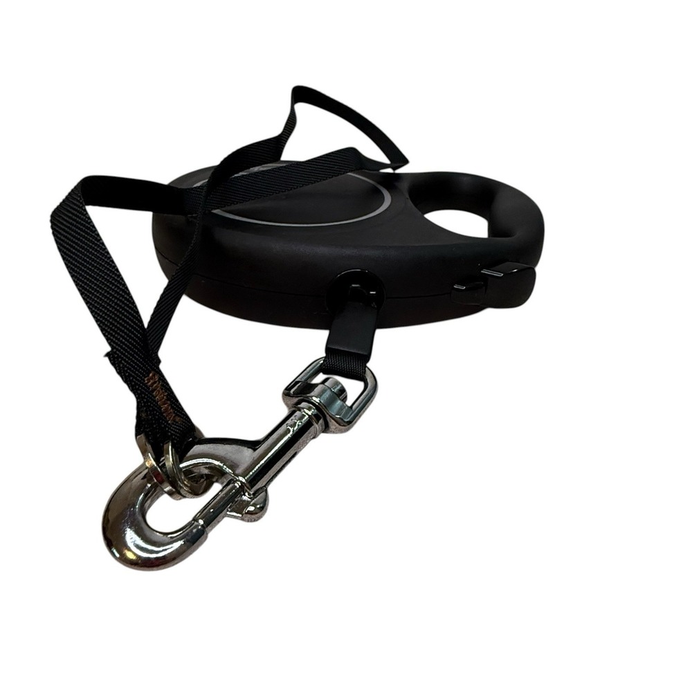 Boots and Barkley Medium Black Reflective Dog Harness And Retractable Leash Set - Picture 3 of 13